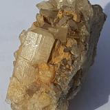 Topaz<br />Schneckenstein cliff, Tannenbergsthal, Muldenhammer, Vogtlandkreis, Saxony/Sachsen, Germany<br />3,5 x 2 cm<br /> (Author: Volkmar Stingl)