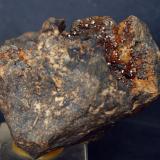 Esfalerita<br />Mina Troya, Mutiloa, Comarca Goyerri, Guipúzcoa / Gipuzkoa, País Vasco (Euskadi), España<br />7 x 6 cm<br /> (Autor: Pedro Antonio)