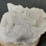 Calcite, Quartz<br />Baimashan tunnel (construction site), Qianbaxia, Wuyishan, Nanping Prefecture, Fujian Province, China<br />3,5 x 3 cm<br /> (Author: Volkmar Stingl)