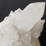 Quartz<br />Baimashan tunnel (construction site), Qianbaxia, Wuyishan, Nanping Prefecture, Fujian Province, China<br />3 x 2 cm<br /> (Author: Volkmar Stingl)