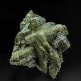 Quartz, Calcite<br />Huanggang Mines, Hexigten Banner (Kèshíkèténg Qí), Chifeng (Ulanhad), Inner Mongolia Autonomous Region, China<br />9.4 x 8.0 cm<br /> (Author: am mizunaka)
