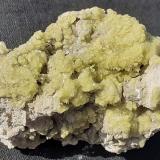Sulfur<br />La Fossa crater, Vulcano Island, Eolie Islands, Lipari, Messina Province, Sicily, Italy<br />5,5 x 3,5 cm<br /> (Author: Volkmar Stingl)
