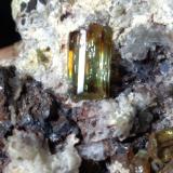 Fluorapatite, Hematite after Magnetite (variety martite)Mina Cerro de Mercado, Cerro de los Remedios, Victoria de Durango, Municipio Durango, Durango, México69 x 51 mm (Author: Sante Celiberti)