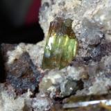 Fluorapatite, Hematite after Magnetite (variety martite)<br />Cerro de Mercado Mine, Cerro de los Remedios, Victoria de Durango, Municipio Durango, Durango, Mexico<br />69 x 51 mm<br /> (Author: Sante Celiberti)