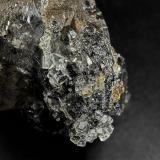 Quartz (variety smoky quartz), Calcite<br />Lowville, Lewis County, New York, USA<br /><br /> (Author: am mizunaka)