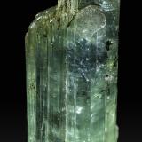 Elbaite (Tourmaline Group)<br />Pederneira claim, São José da Safira, Governador Valadares, Vale do Rio Doce, Minas Gerais, Brazil<br />26 x 12 x 12 mm<br /> (Author: Rob Schnerr)