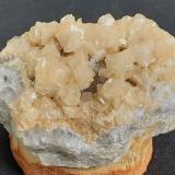 Dolomite (variety ferroan dolomite), Calcite, Fluorite<br />Yongping Mine, Yongping, Yanshan, Shangrao Prefecture, Jiangxi Province, China<br />6 x 4 cm<br /> (Author: Volkmar Stingl)