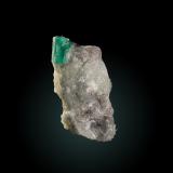 Beryl (variety emerald)<br />Swat, Swat District (Sway Valley), Khyber Pakhtunkhwa, Pakistan<br />17mm x 35mm x 12mm<br /> (Author: Firmo Espinar)