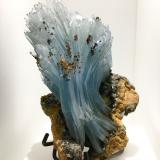 Baryte<br />Jebel Ouichane mines, Beni Bou Ifrour, Nador, Nador Province, Oriental Region, Morocco<br />13 x 6 cm<br /> (Author: Jean Suffert)