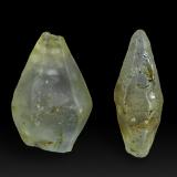 Corundum<br />Ratnapura, Ratnapura District, Sabaragamuwa Province, Sri Lanka<br />26 mm largest x-tal.<br /> (Author: Rob Schnerr)