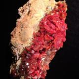 Vanadinite<br />Mibladen (Mibladen mining district), Midelt, Midelt Province, Drâa-Tafilalet Region, Morocco<br />210 mm X 115 mm X 75 mm<br /> (Author: Robert Seitz)