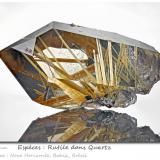 Rutile in quartz<br />Novo Horizonte, Bahia, Northeast Region, Brazil<br />fov 39 mm<br /> (Author: ploum)