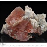 FluoriteAiguille Verte (lado La Charpoua), Mont Blanc, Chamonix, Haute-Savoie, Auvergne-Rhône-Alpes, Franciafov 7.20 cm (Author: ploum)