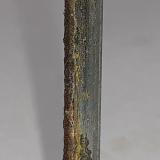 Stibnite, Stibiconite<br />Le Cetine di Cotorniano Mine (Le Cetine Mine), Chiusdino, Siena Province, Tuscany, Italy<br />30 x 4 mm<br /> (Author: Volkmar Stingl)
