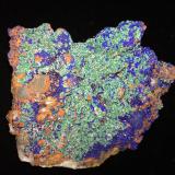 Azurite, Malachite<br />M'Cissi, Alnif Commune, Tinghir Province, Drâa-Tafilalet Region, Morocco<br />160 mm x 135 mm x 95 mm<br /> (Author: Robert Seitz)