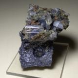 Anglesite, Galena<br />Monteponi Mine, Iglesias, Sud Sardegna Province, Sardinia/Sardegna, Italy<br />45 x 31 mm<br /> (Author: Sante Celiberti)