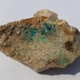Malachite, Azurite, Theisite, Dolomite, ChrysocollaDistrito minero Ringenwechsel, Troi, Distrito Schwaz, Valle Inn, Tirol Norte, Tirol, Austria8,5 x 4,5 cm (Author: Volkmar Stingl)