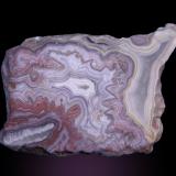 Quartz (variety agate)<br />Sierra Santa Lucia, Ejido Benito Juarez, Municipio Ahumada, Chihuahua, Mexico<br />83mm x 58mm x 7mm<br /> (Author: Firmo Espinar)