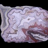 Quartz (variety agate)<br />Sierra Santa Lucia, Ejido Benito Juarez, Municipio Ahumada, Chihuahua, Mexico<br />83mm x 58mm x 7mm<br /> (Author: Firmo Espinar)