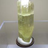 Spodumene (variety hiddenite)<br />Dara-I-Pech District (Pech District), Kunar Province (Konar), Afghanistan<br />42 x 15 mm<br /> (Author: Sante Celiberti)