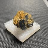 Rutile on Hematite<br />Novo Horizonte, Bahia, Northeast Region, Brazil<br /><br /> (Author: Shawn S)