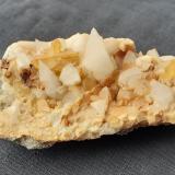 Quartz, Calcite<br />Fendels Gorge, Ried im Oberinntal, Landeck District, North Tyrol, Tyrol/Tirol, Austria<br />8 x 5 cm<br /> (Author: Volkmar Stingl)