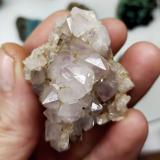 Cuarzo (variedad amatista)<br />Massís del Montseny, Gerona / Girona, Cataluña / Catalunya, España<br />5,5 x 3,5cm<br /> (Autor: heat00)