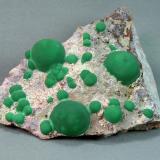 Malachite<br />Morenci Mine, Northwest Extension, Morenci, Copper Mountain District, Shannon Mountains, Greenlee County, Arizona, USA<br />6.5cm x 5.5cm<br /> (Author: rweaver)