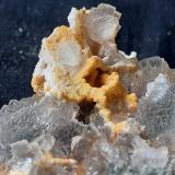 Fluorite, Quartz (variety chalcedony)<br />Yongping Mine, Yongping, Yanshan, Shangrao Prefecture, Jiangxi Province, China<br />7 x 6 cm<br /> (Author: Volkmar Stingl)