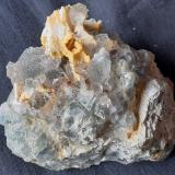 Fluorite, Quartz (variety chalcedony)<br />Yongping Mine, Yongping, Yanshan, Shangrao Prefecture, Jiangxi Province, China<br />7 x 6 cm<br /> (Author: Volkmar Stingl)