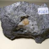 Chabasite (variety phacolite), CalciteSu Marralzu Quarry, Osilo, Sassari Province, Sardinia/Sardegna, Italy79 x 72 mm (Author: Sante Celiberti)