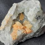 Dolomite (variety Fe-dolomite), Fluorite, Calcite<br />Yongping Mine, Yongping, Yanshan, Shangrao Prefecture, Jiangxi Province, China<br />3,5 x 3 cm<br /> (Author: Volkmar Stingl)