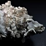 Silver, Calcite<br />Aït Ahmane, Agdz, Bou Azzer mining district, Zagora Province, Drâa-Tafilalet Region, Morocco<br />43 mm x 35 mm x 23 mm<br /> (Author: Don Lum)
