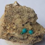 Chrysocolla, Tenorite, Dolomite, Calcite<br />Ringenwechsel Mining District, Troi, District Schwaz, Inn Valley, North Tyrol, Tyrol/Tirol, Austria<br />4,5 x 3 cm<br /> (Author: Volkmar Stingl)