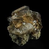 Quartz (variety smoky quartz)<br />Giuv glacier (Giuv Gletscher), Val Giuv, Tujetsch (Tavetsch), Vorderrhein Valley, Grischun (Grisons; Graubünden), Switzerland<br />8.6 x 6.5 cm<br /> (Author: am mizunaka)