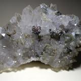 Quartz, Fluorapatite, Cassiterite, Marcasite, Pyrite, Muscovite, Siderite<br />Minas da Panasqueira, Aldeia de São Francisco de Assis, Covilhã, Castelo Branco, Cova da Beira, Centro, Portugal<br />13,5 x 10 cm<br /> (Author: Sante Celiberti)