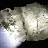 Fluorite, Calcite, PyriteMina Emilio, filón Obdulia, zona minera Caravia, La Rubiera, Loroñe, Colunga, Comarca de la Sidra, Principado de Asturias (Asturias), España13,5 x 9 cm (Author: Sante Celiberti)