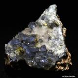 Fluorita.<br />Mina Matagalls (Minas de Sant Marçal), Sant Marçal, Viladrau, Comarca Osona, Gerona / Girona, Cataluña / Catalunya, España<br />65x50 mm.<br /> (Autor: Jesus Franquesa Baucells)