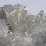 Quartz, Fluorite, Baryte<br />Baimashan tunnel (construction site), Qianbaxia, Wuyishan, Nanping Prefecture, Fujian Province, China<br />4,5 x 3 cm<br /> (Author: Volkmar Stingl)