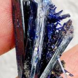 AzuritaKerrouchen, Khénifra Province, Beni Mellal-Khenifra Region, Morocco4,5 x 1,9 x 1,6 cm (Autor: Carles)
