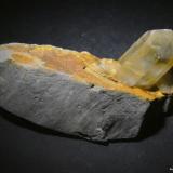Yeso.La Guixera, Santa Eulàlia de Riuprimer, Vic, Comarca Osona, Barcelona, Cataluña / Catalunya, España58x22 Cristal 19x12 mm. (Autor: Jesus Franquesa Baucells)