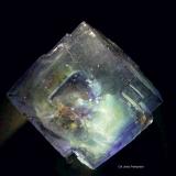 Fluorita.<br />Mina Shangbao, Leiyang, Prefectura Hengyang, Provincia Hunan, China<br />60x60 mm.<br /> (Autor: Jesus Franquesa Baucells)