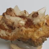Calcite, Quartz, Siderite<br />Fendels Gorge, Ried im Oberinntal, Landeck District, North Tyrol, Tyrol/Tirol, Austria<br />7 x 4 cm<br /> (Author: Volkmar Stingl)