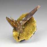 Barite, Calcite<br />Elk Creek, Dalzell, Meade County, South Dakota, USA<br />67mm x 43mm<br /> (Author: Carles Millan)