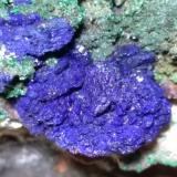 Azurite, MalachiteSa Duchesa Mine, Oridda Valley, Domusnovas, Sud Sardegna Province, Sardinia/Sardegna, Italy12 x 6,5 cm (Author: Sante Celiberti)