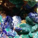 Azurite, MalachiteMina Sa Duchessa, Valle Oridda, Domusnovas, Provincia Sud Sardegna, Cerdeña/Sardegna, Italia76 x 62 mm (Author: Sante Celiberti)