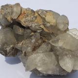 Fluorite, Calcite<br />Weißeck Mountain area, Murwinkel, Lungau, Salzburg, Austria<br />4,5 x 4 cm<br /> (Author: Volkmar Stingl)