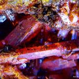 Crocoita.<br />Dundas, Distrito Zeehan, Consejo Costa Oeste, Tasmania, Australia<br />5´655 x 4´018 mm.<br /> (Autor: Jesus Franquesa Baucells)