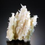 Colemanite on Calcite<br />Boron, Kramer District (Kramer Borate District), Kern County, California, USA<br />4.6 x 3.6 cm<br /> (Author: Michael Shaw)