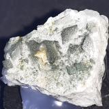 Orthoclase (variety Adularia), Chlorite group, TitaniteLapenkar, Valle Stilupp, Valle Ziller (Zillertal), Tirol Norte, Tirol, Austria2 x 1,5 cm (Author: Volkmar Stingl)